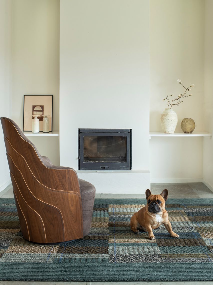 Quilt rug by Ellinor Eliasson for Kasthall