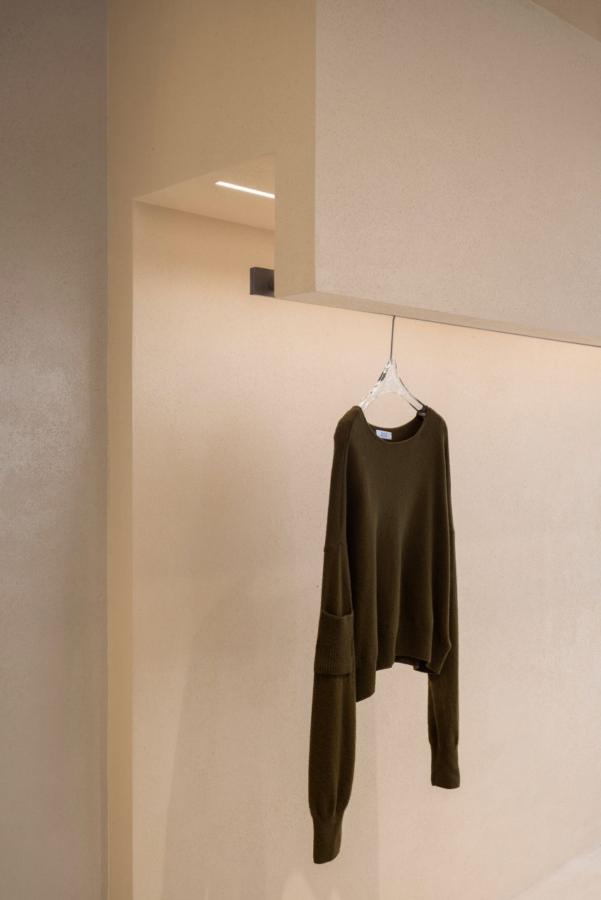 Interiors of QYF fashion boutique in Wuhan, China designed by Sun Concepts Office