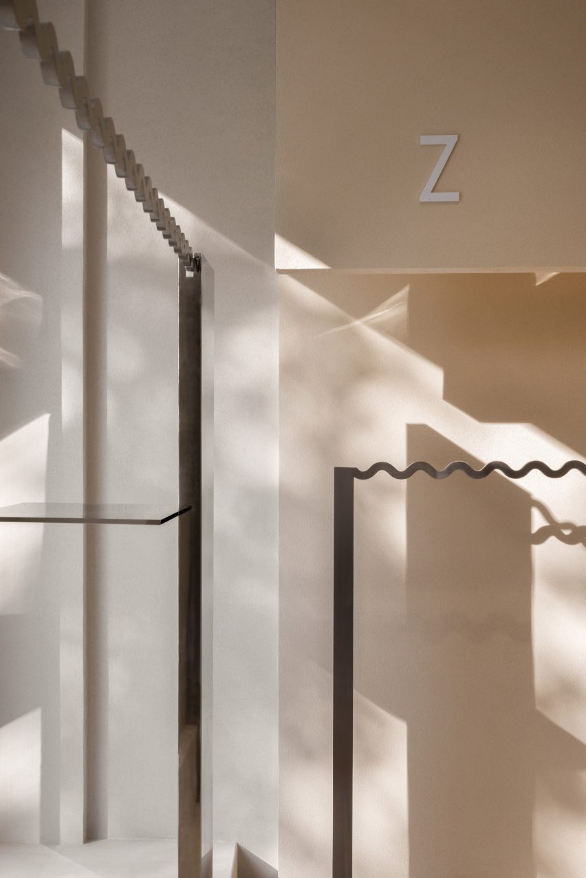 Interiors of QYF fashion boutique in Wuhan, China designed by Sun Concepts Office