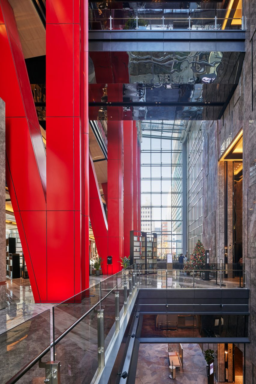 Parc. 1 is a mixed-used building that was created by Rogers Stirk Harbour + Partners