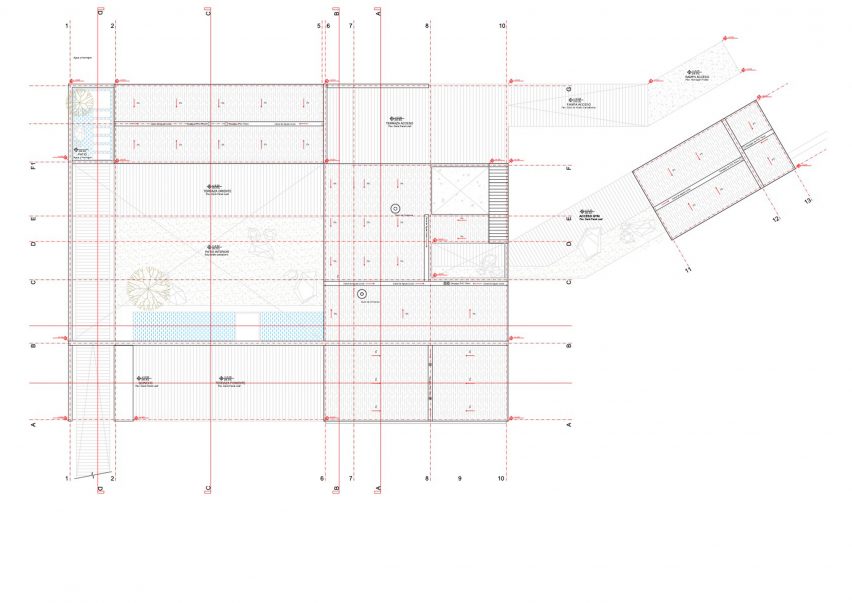 Roof floor plan