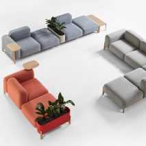 Benjamin Hubert’s sofa systems for Prostoria “tackle hybrid living and hybrid work”