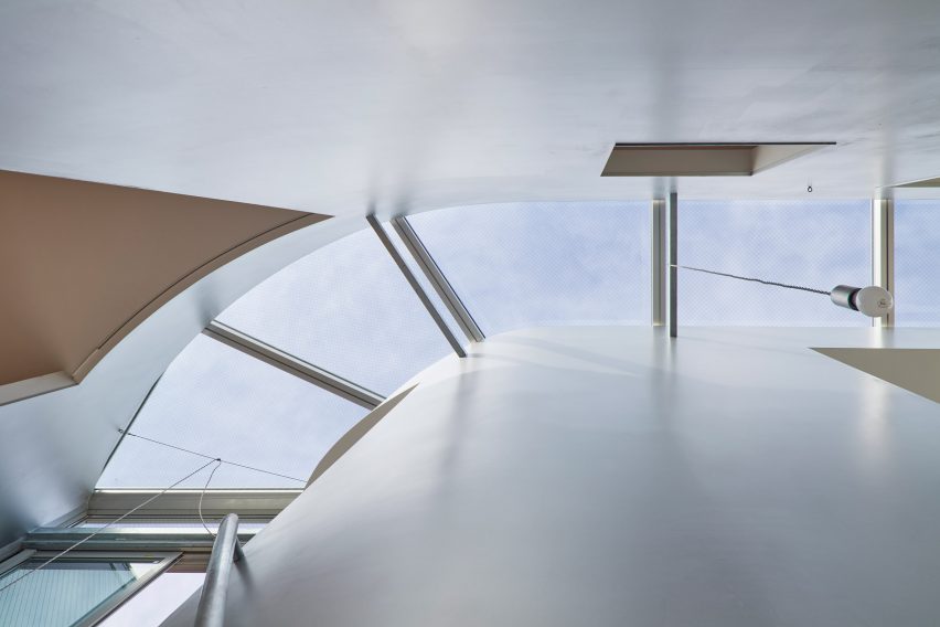 Interior of Scenery Scooping House by Not Architects Studio