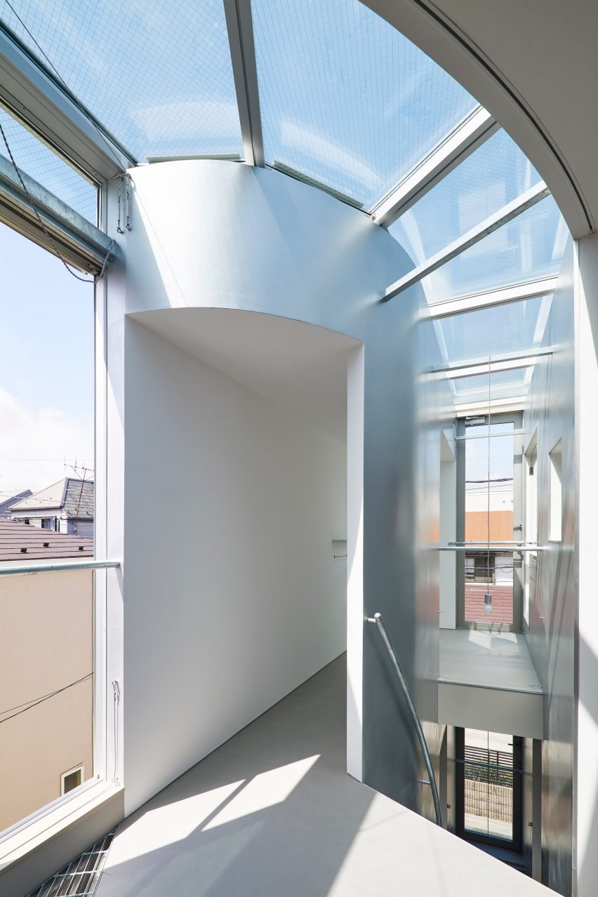 Interior of Scenery Scooping House by Not Architects Studio