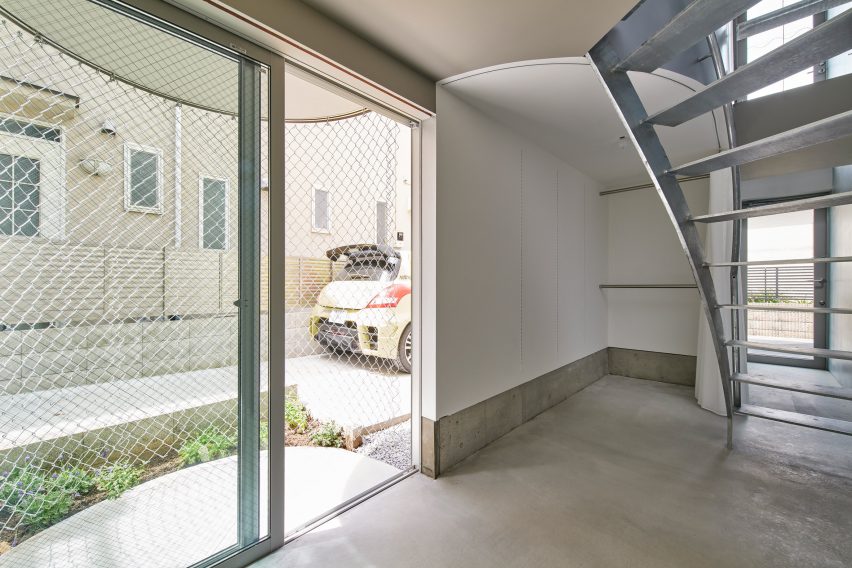 Interior of Scenery Scooping House by Not Architects Studio
