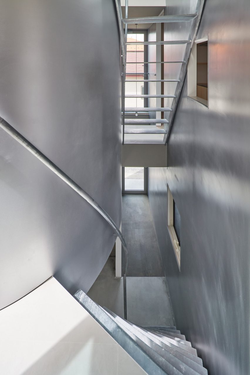 Interior of Scenery Scooping House by Not Architects Studio