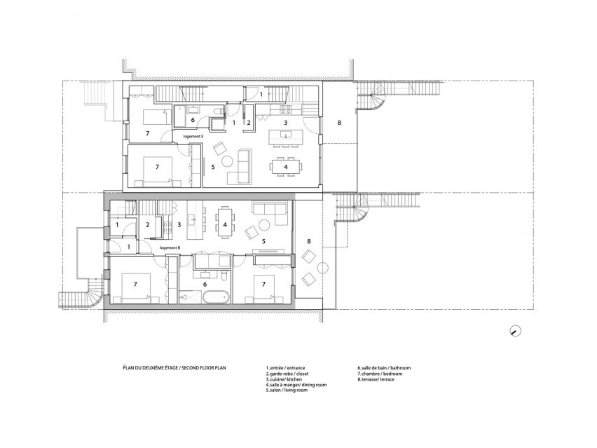 Second floor plan
