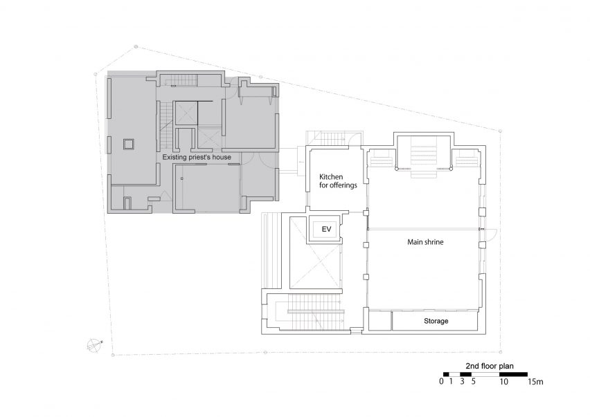 Floor plan of Shinagawa Branch Temple by Abanba
