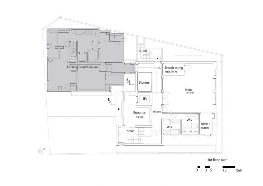 Floor plan of Shinagawa Branch Temple by Abanba