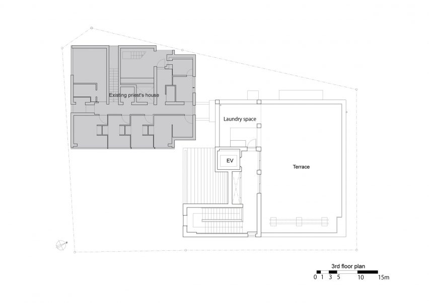 Floor plan of Shinagawa Branch Temple by Abanba