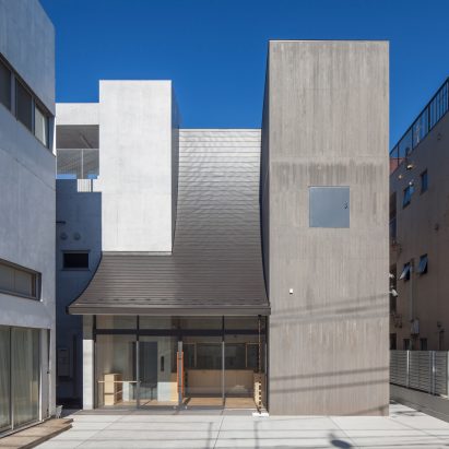 Exterior of temple in Tokyo