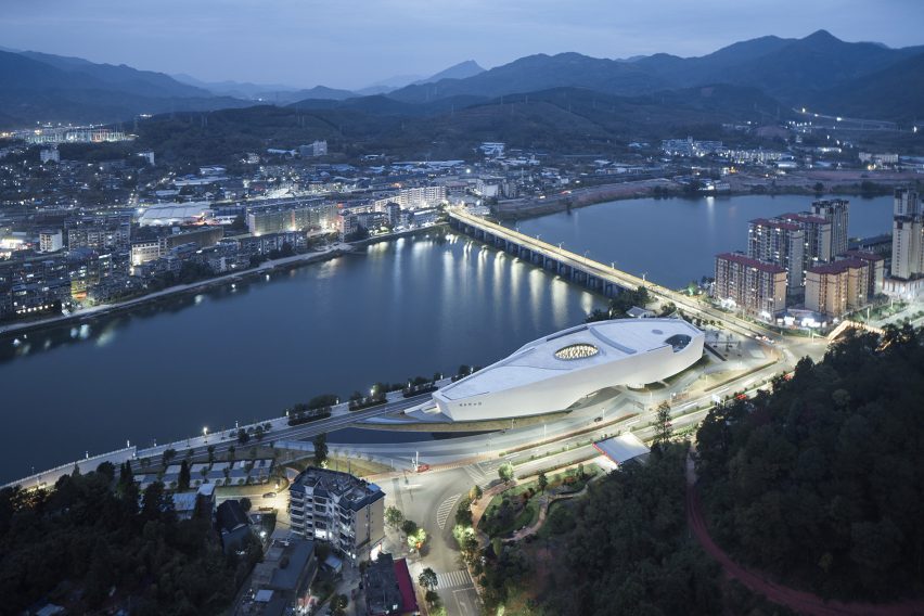 Aerial view of Shunchang Museum by UAD