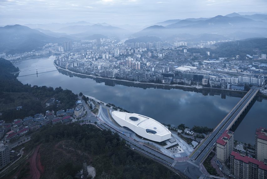 Aerial view of Shunchang Museum by UAD