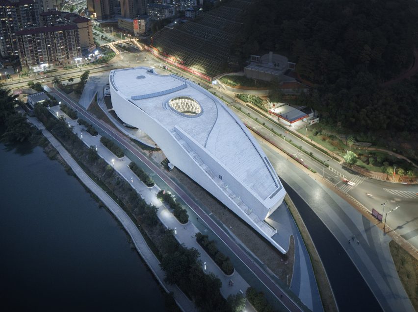 Exterior of Shunchang Museum by UAD