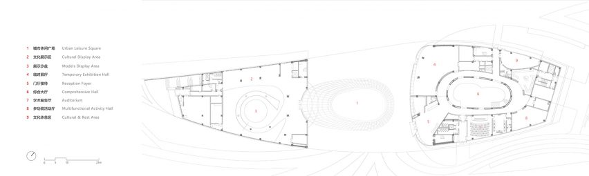 First floor plan of Shunchang Museum by UAD