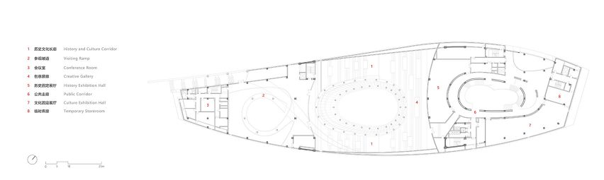 Second floor plan of Shunchang Museum by UAD