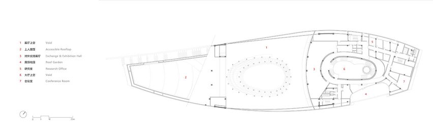 Third floor plan of Shunchang Museum by UAD