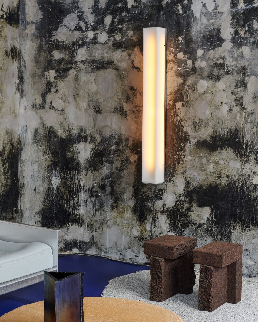 Wax Light and cork chairs