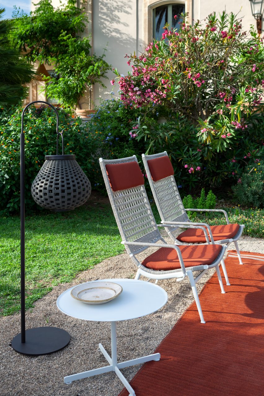 Two Solaria high armchairs by Poltrona Frau
