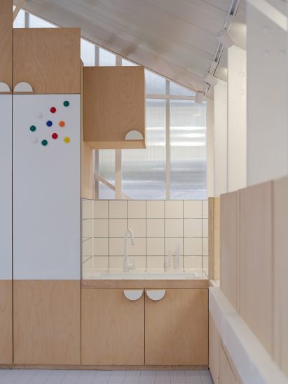 Interior of school STEM lab in Cambridge