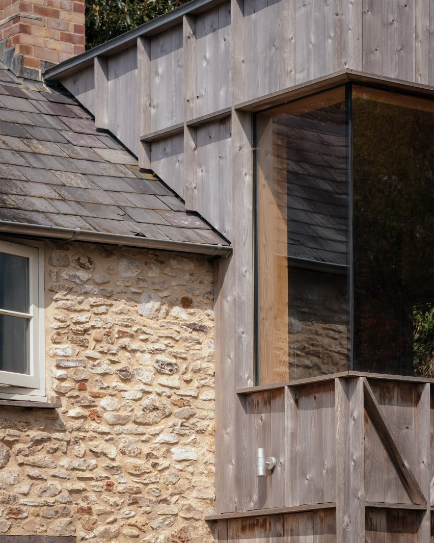 Exterior of Made of Sand extension by Studio Weave
