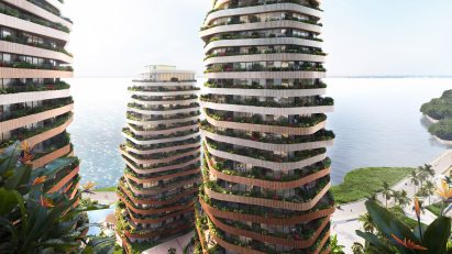 Facade of mvrdv ecuador skyscrapers