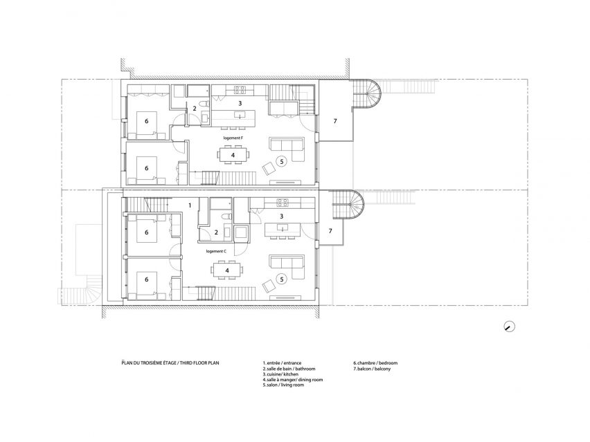 Third floor plan