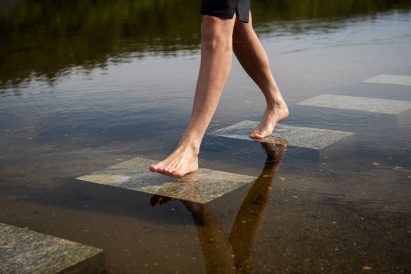 Granite stepping stones