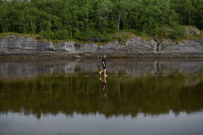 Stepping stone installation by Snøhetta