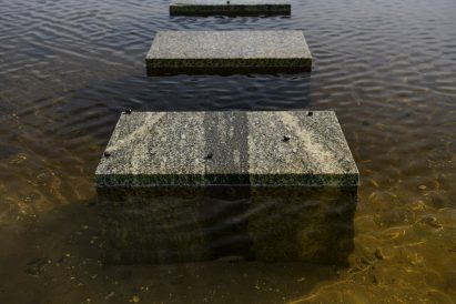 Granite stepping stone