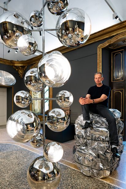 Designer Tom Dixon in Milan