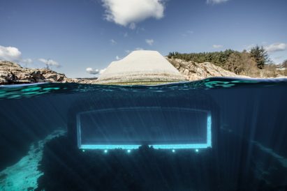 Exterior of Under in Norway