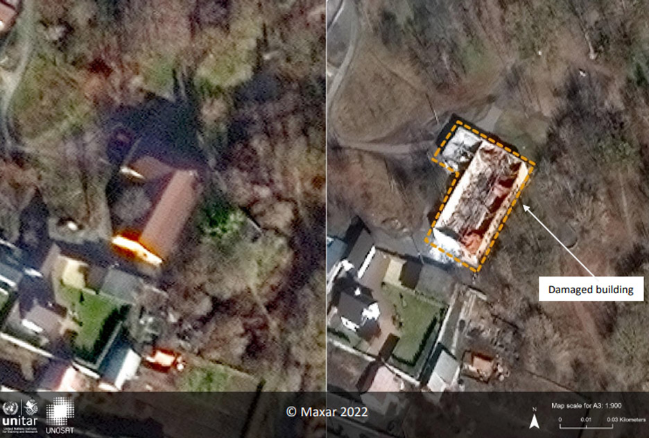 Ivankiv Museum damage