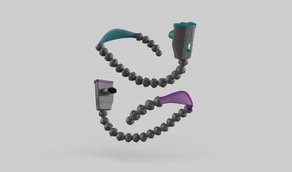 Conceptual image of student nebuliser design