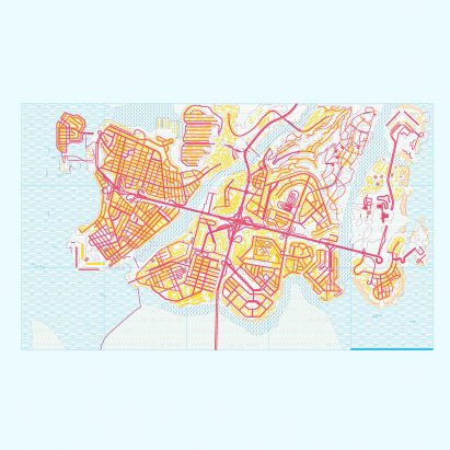 Drawing from Videogame Atlas of a community-made city