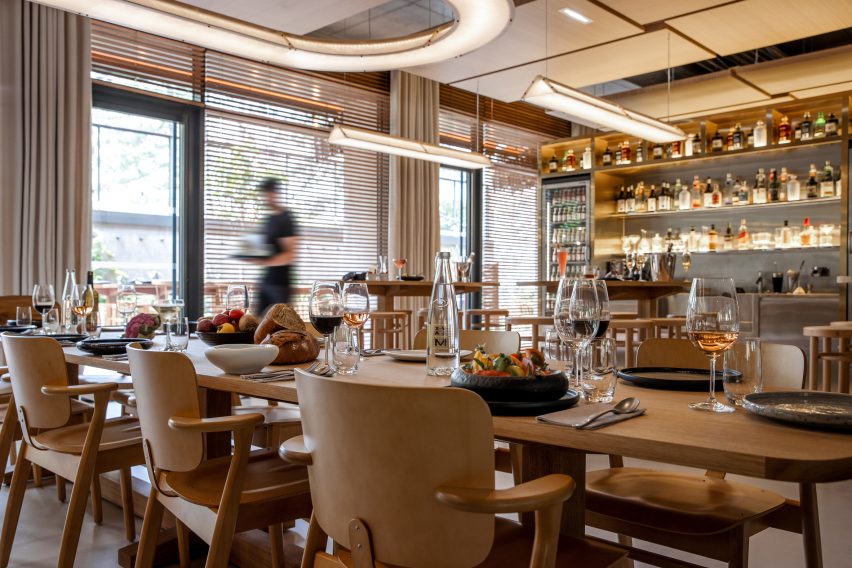 Villa M is a hotel in Paris that was designed by Triptyque and Philippe Starck
