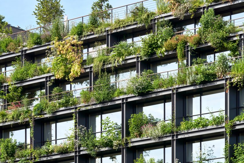 Villa M is a hotel in Paris that was designed by Triptyque and Philippe Starck