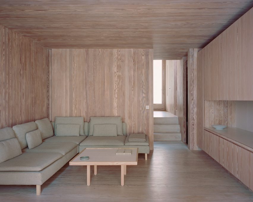 Interior of Wembury Mews house by Russell Jones