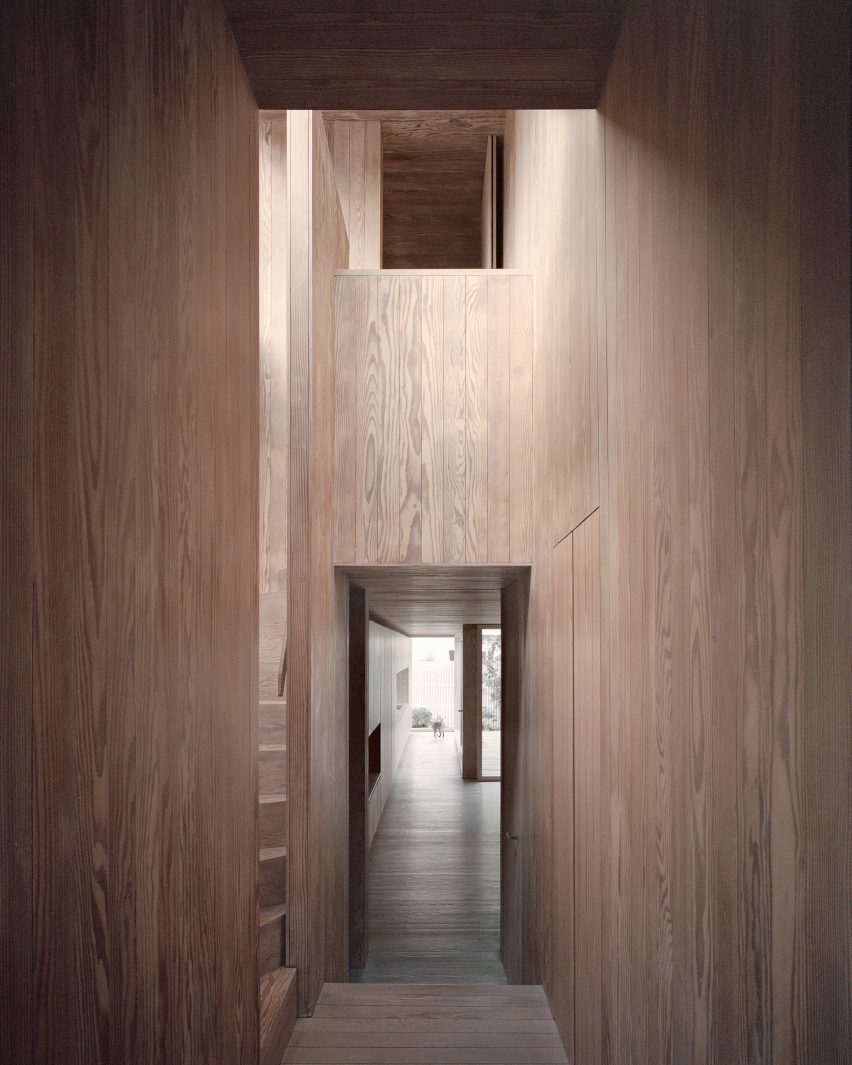 Interior of Wembury Mews house by Russell Jones