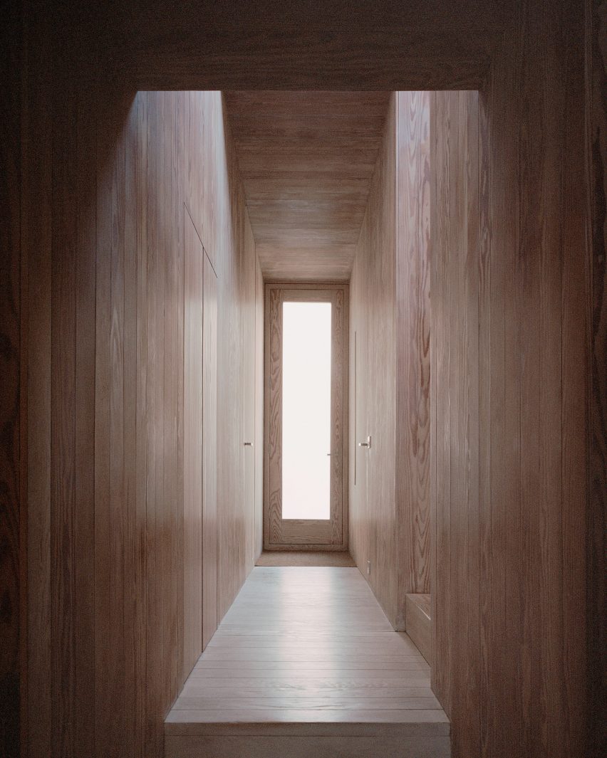 Interior of Wembury Mews house by Russell Jones