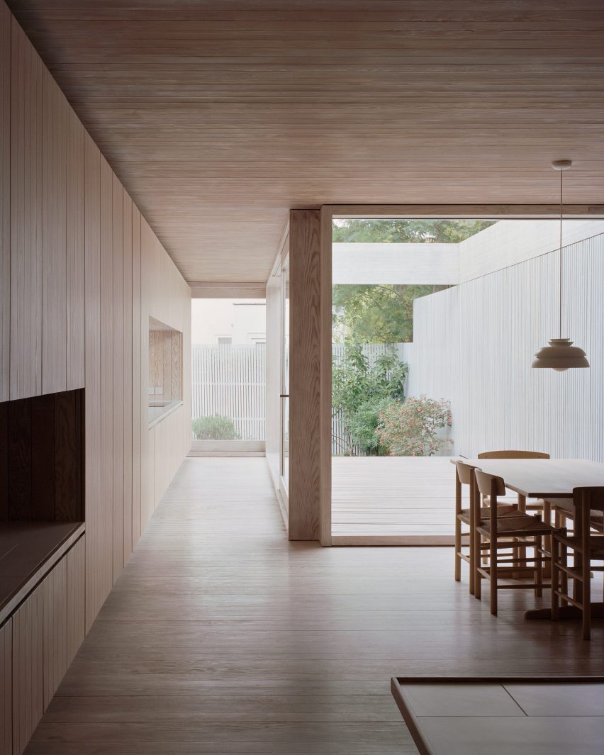 Interior of Wembury Mews house by Russell Jones