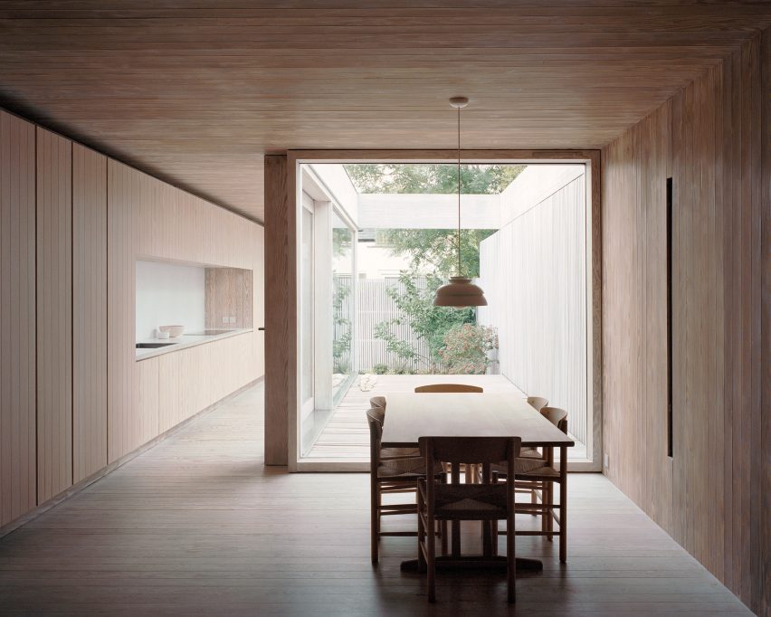Interior of Wembury Mews house by Russell Jones