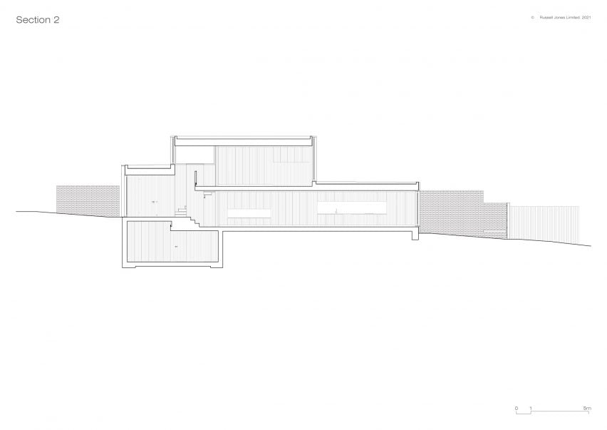 Section of Wembury Mews house by Russell Jones