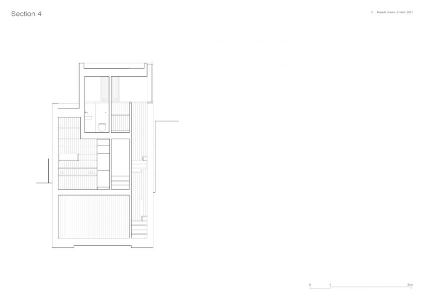 Section of Wembury Mews house by Russell Jones