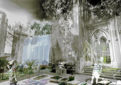 A render of the resurrection of St Dunstan in the East