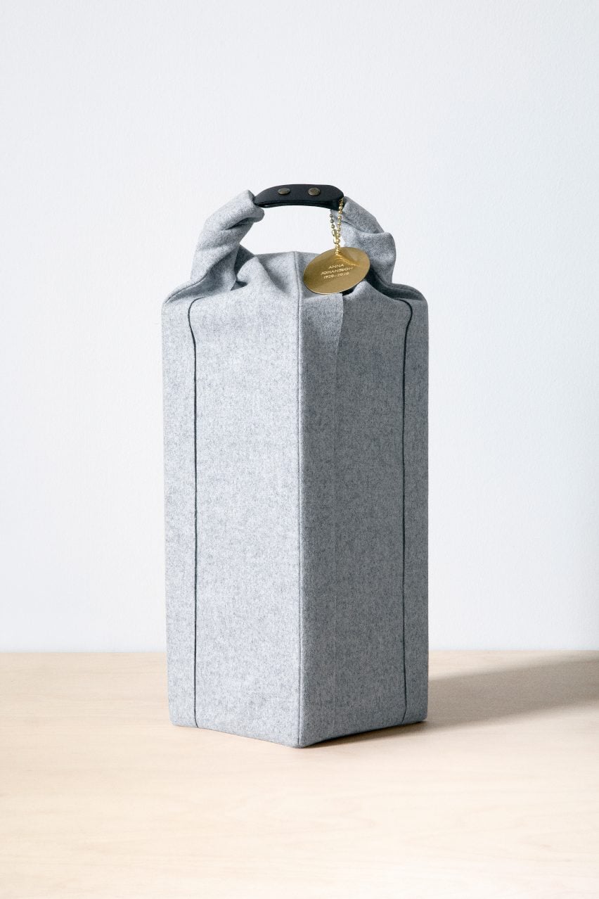Woolen Ocke burial urn designed by Claesson Koivisto Rune for Systrarna Ocklind