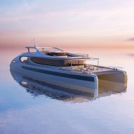 Zaha Hadid Architects designs sinuous solar-powered catamaran