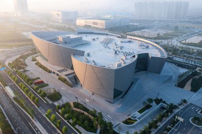 Aerial photo of Zhengzhou Grand Theatre