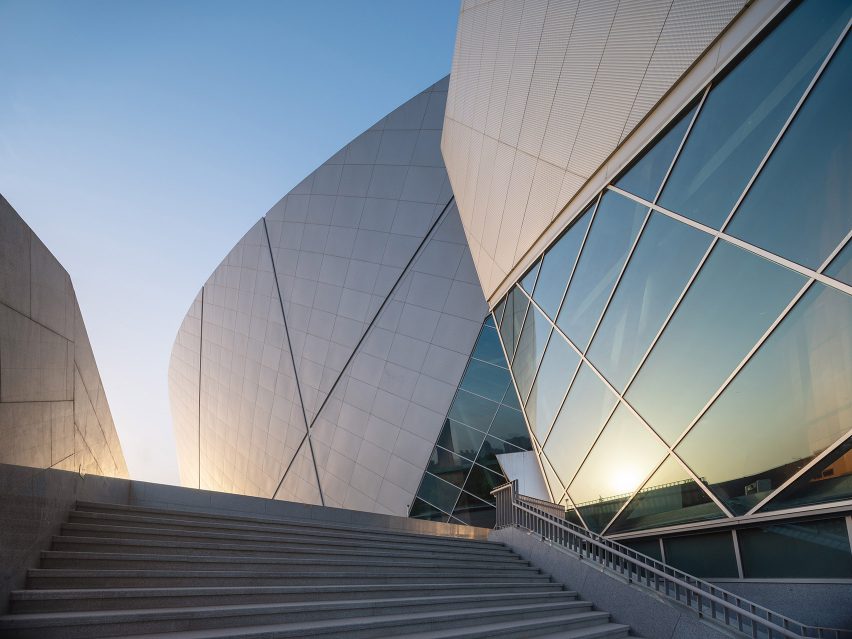 Exterior of Zhengzhou Grand Theatre in China