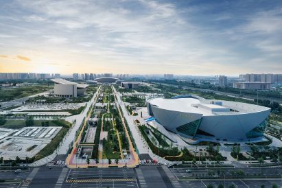 Aerial view of Henan Province